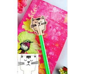 Stickdatei - ITH Stifteaufsatz Monster